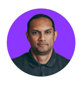 Roots - Chaz Perera - Purple Circle