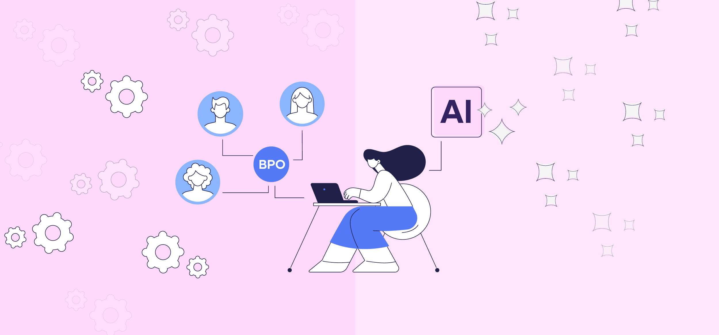 business process outsourcing (BPO) vs artificial intelligence (AI) insurance operations
